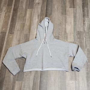Forever 21 brand cropped hoodie
